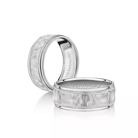 Verragio 8mm Hammered Matte Finish Band VWS-208-8