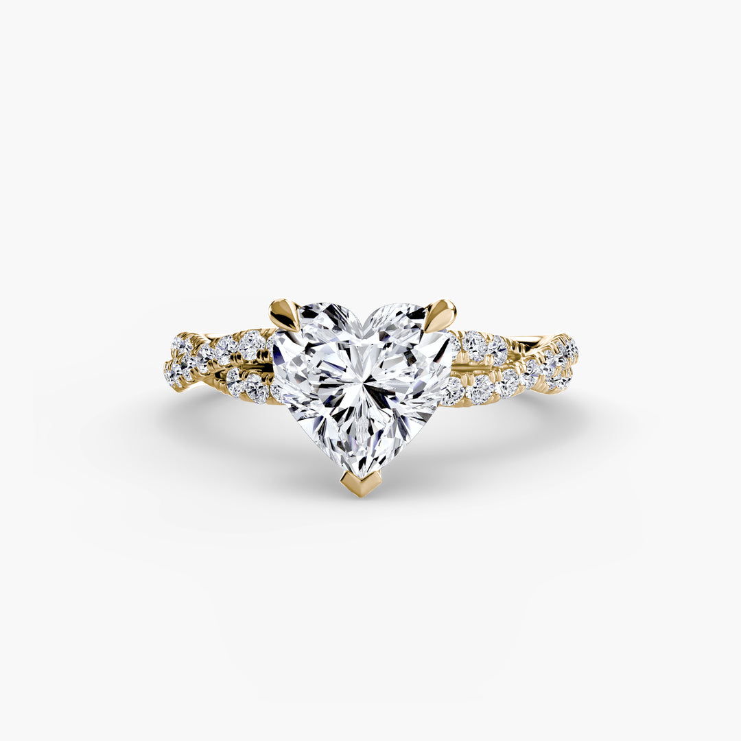 The Twisted Pavé Solitaire