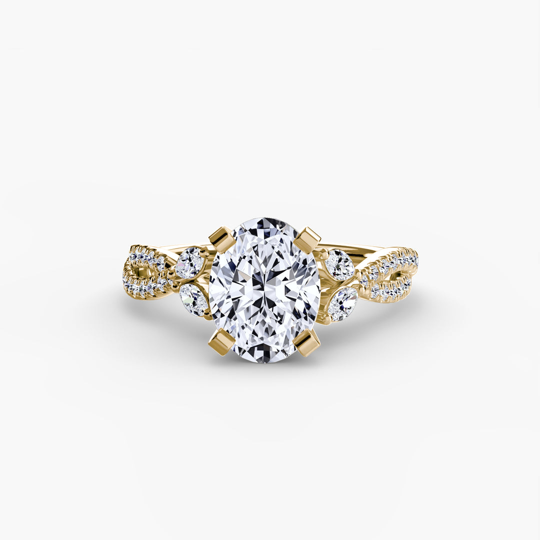 The Twist Pavé Ring