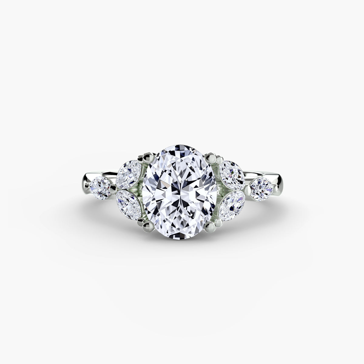 The shoulder cluster ring