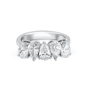 5 Stone Diamond Ring Front View