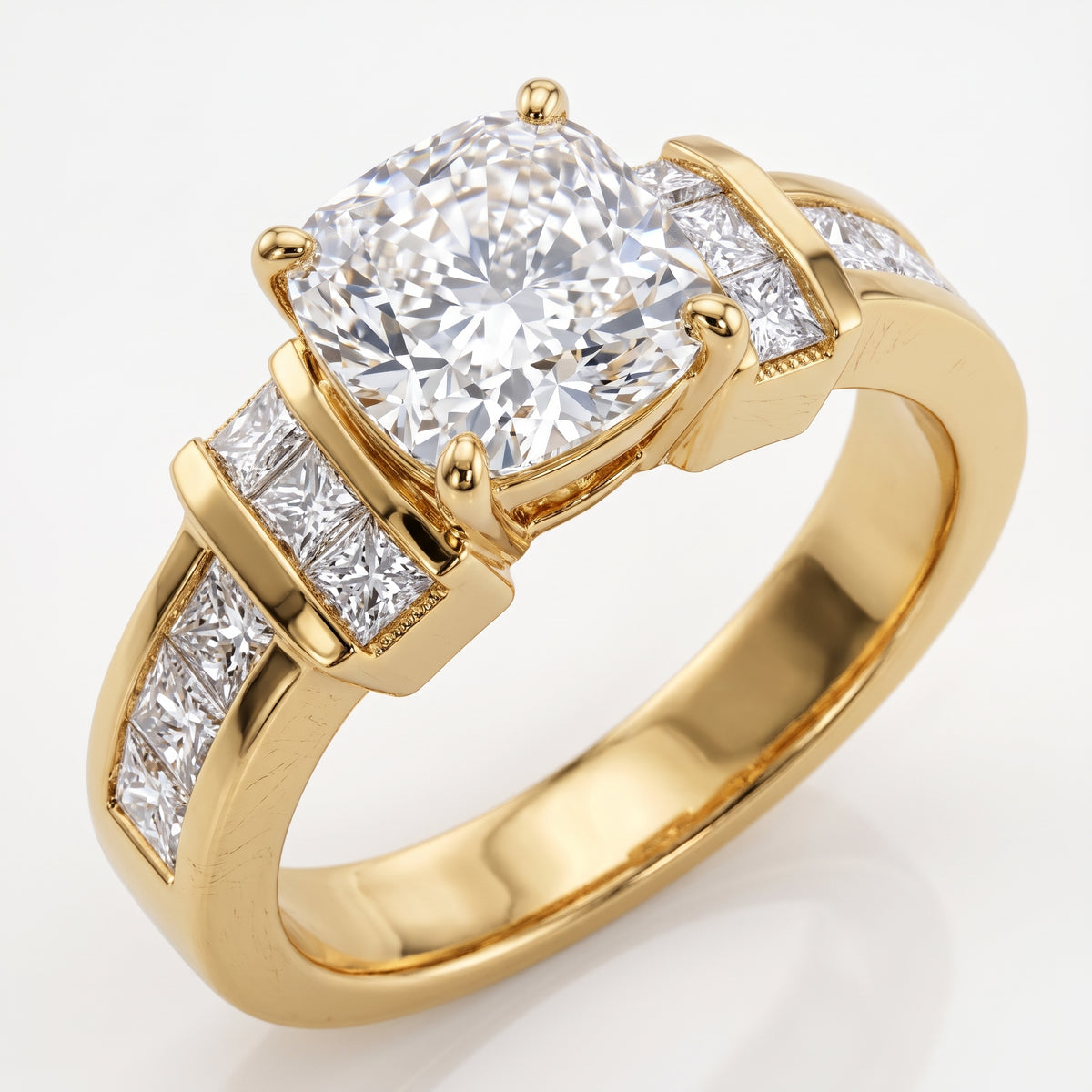 Cushion_cut_cross_chank_diamond_ring_yellow_gold