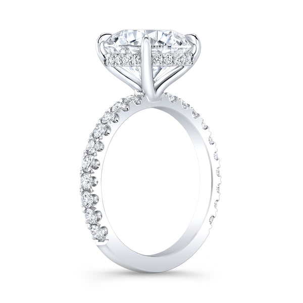 Hana Hidden Halo Diamond Ring