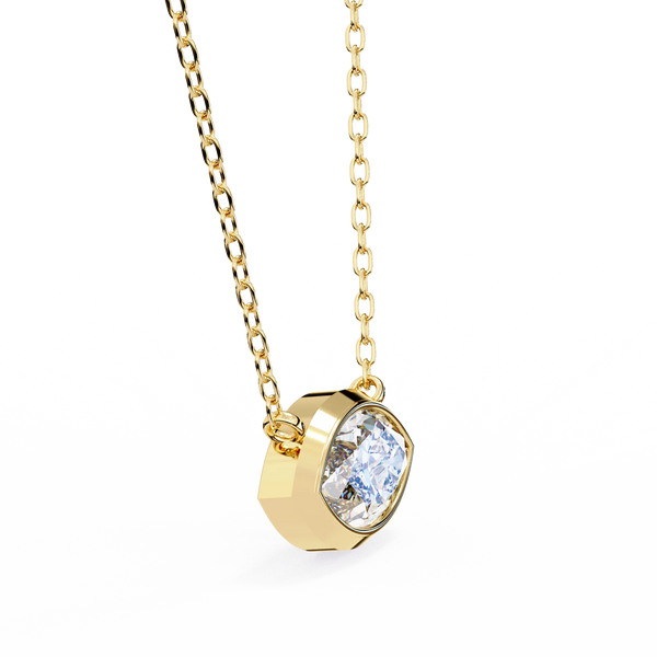 Lab Grown Diamond Marquise East-West Bezel Necklace D/VVS1 IGI Certified