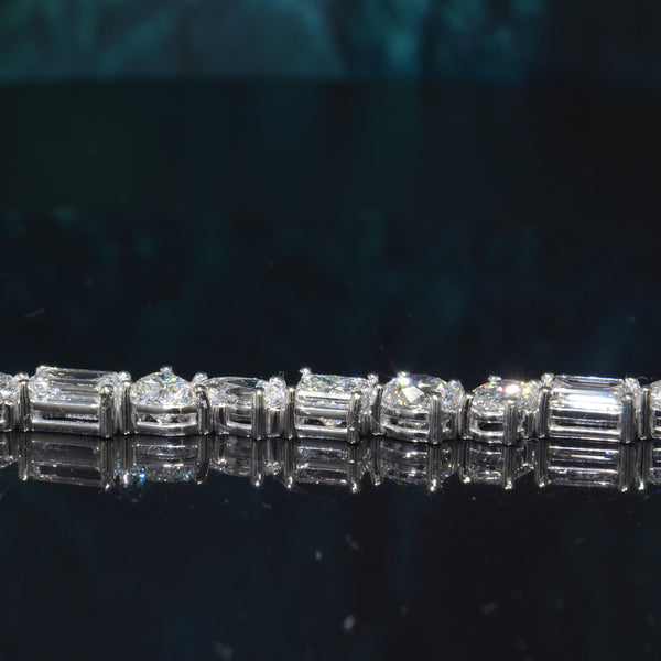 side view of mix shape bracelet