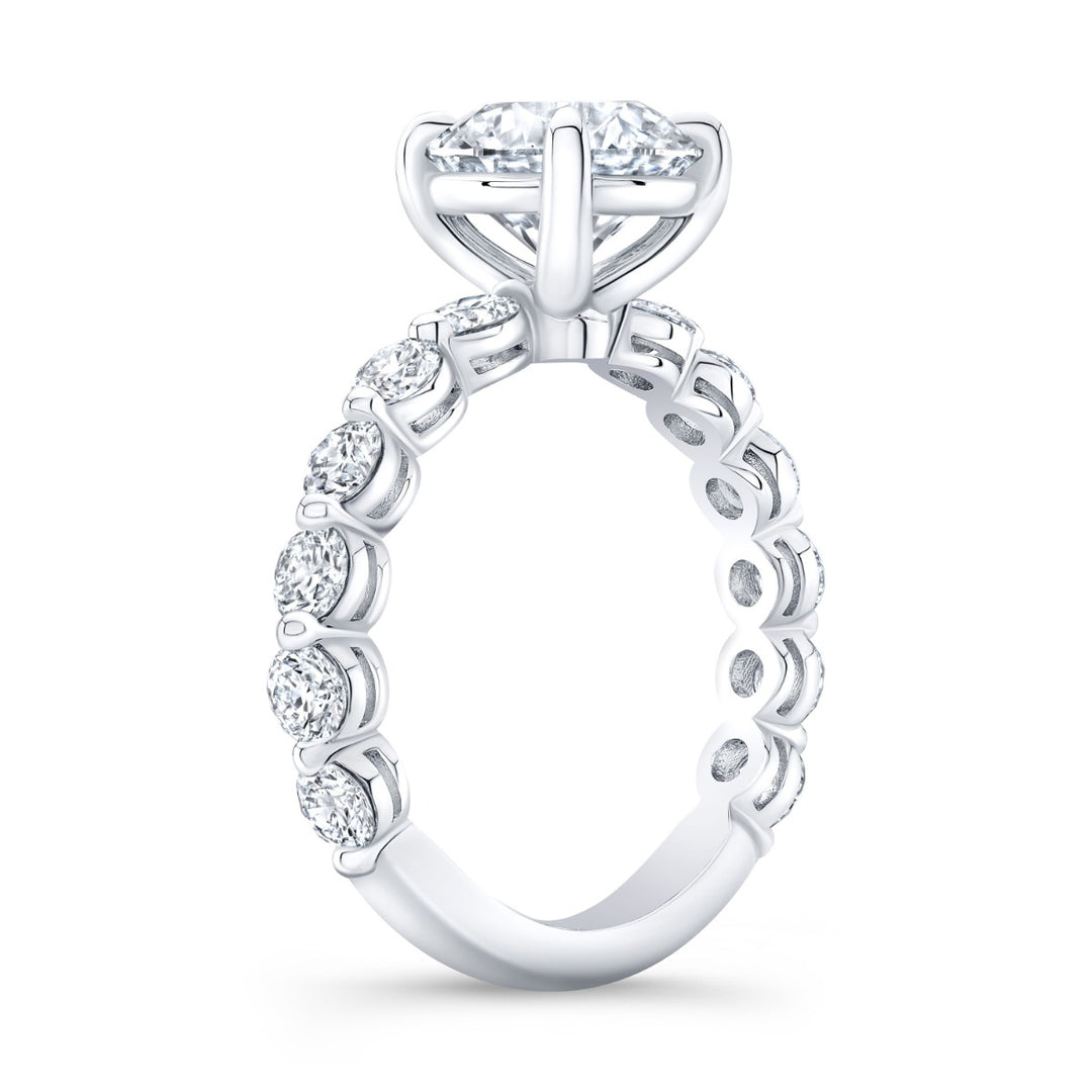 2.20 Ctw Round Cut Engagement Ring Single Prong Setting F,VS1 GIA Certified