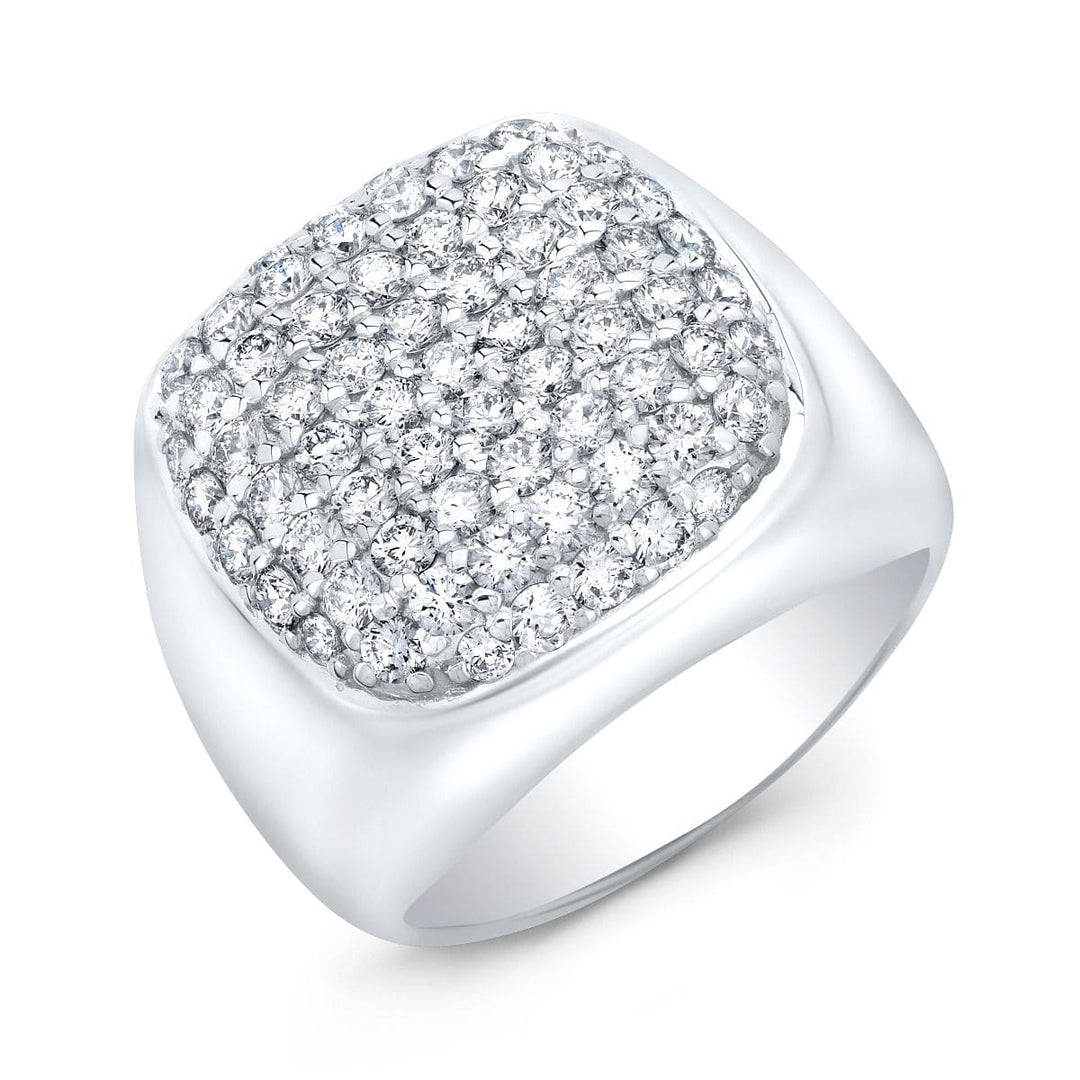 Men's Cluster Diamond Ring (2 Ctw.) 19mm Width