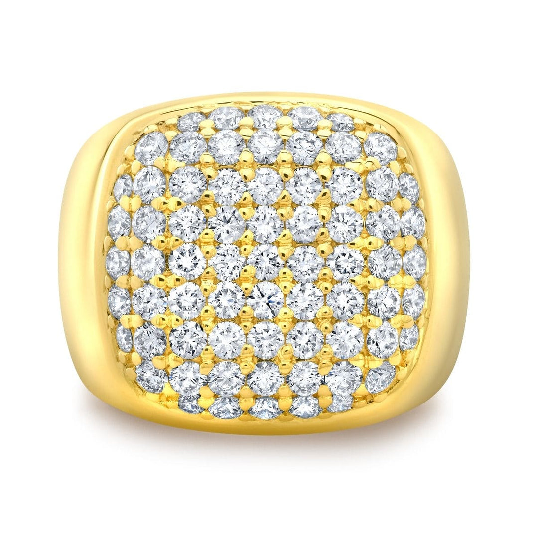 Men's Cluster Diamond Ring (2 Ctw.) 19mm Width