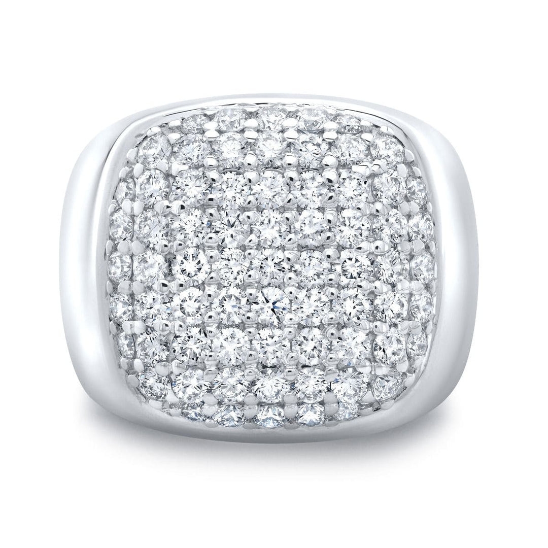 Men's Cluster Diamond Ring (2 Ctw.) 19mm Width
