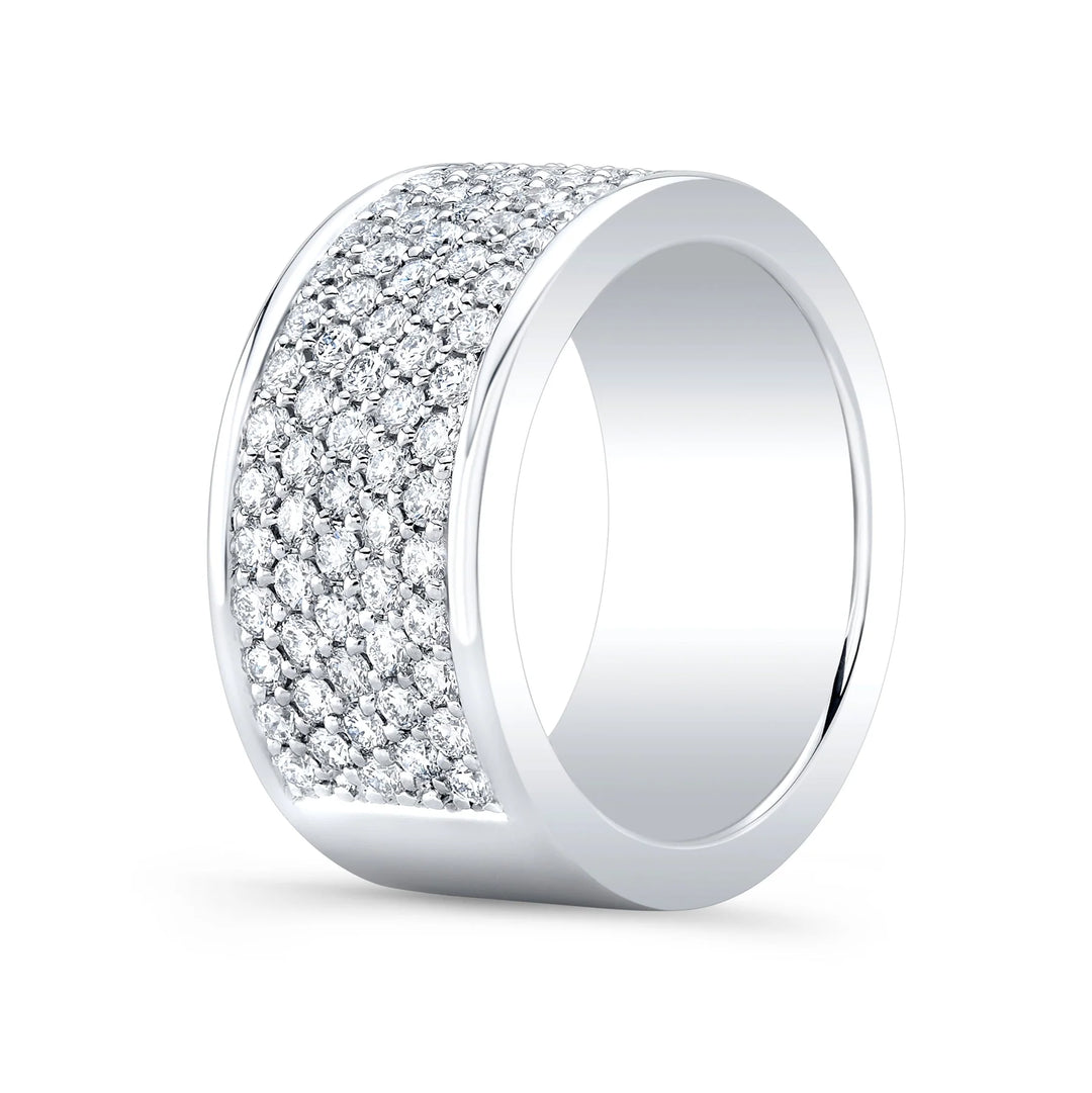 Lab Grown Round Cut Men's Diamond Ring 8mm (3.0 Ctw)