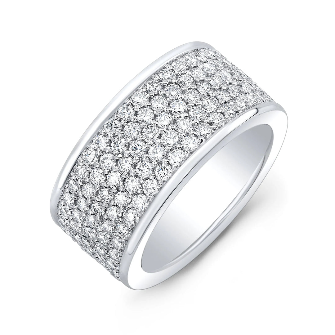 Lab Grown Round Cut Men's Diamond Ring 8mm (3.0 Ctw)