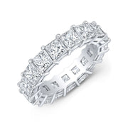 Lab Grown Eternity Band Princess Cut