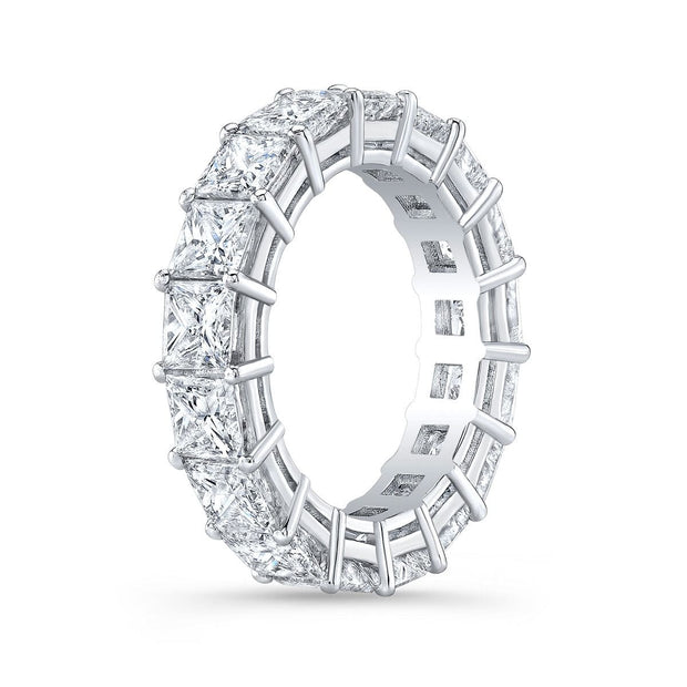 Lab Grown Eternity Band Princess Cut