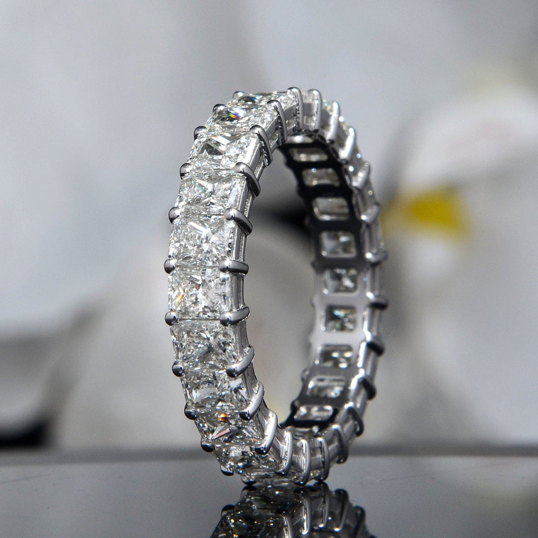 6 Carats Radiant Eternity Band