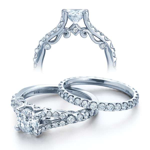 Verragio Insignia Split Shank U-Prong Diamond Engagement Ring