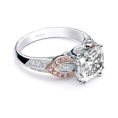 Sculptured Milgrain Design Pave Hera Bridal R1129A/PD
