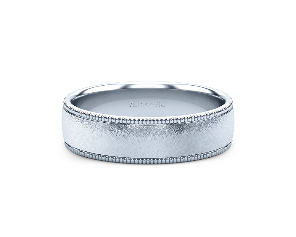Verragio 6mm band brushed wire finish vws 205 6