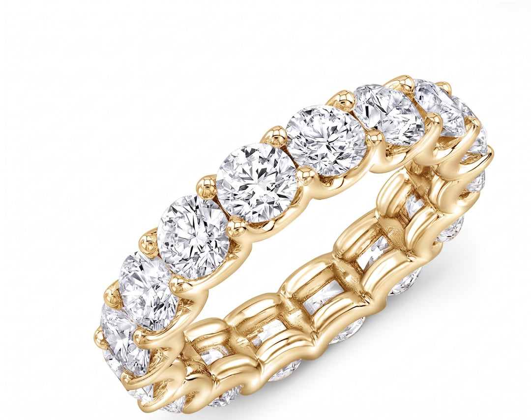 5.0 Ct. Diamond Eternity Band Round Cut F-G Color VS1-VS2 Clarity