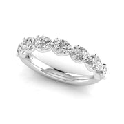 1.40 Ctw Pear Cut Half Eternity Band