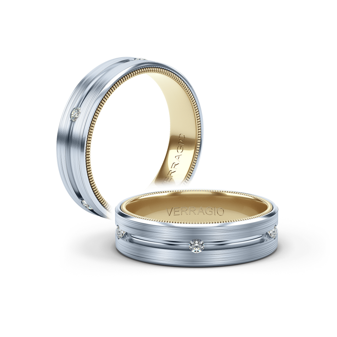 Verragio 6mm Matte Finish Diamond Band VWD-6921