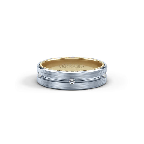 Verragio 6mm Matte Finish Diamond Band VWD-6921