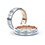 Verragio 6mm Matte Finish Diamond Band VWD-6927