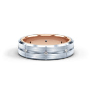 Verragio 6mm Matte Finish Diamond Band VWD-6927