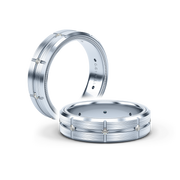 Verragio 6mm Matte Finish Diamond Band VWD-6927