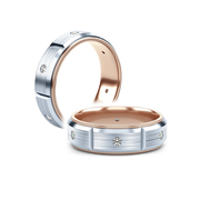 Verragio 7mm Matte Finish Diamond Band VWD-7912