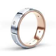 Verragio 7mm Matte Finish Diamond Band VWD-7912