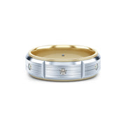 Verragio 7mm Matte Finish Diamond Band VWD-7912