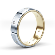 Verragio 7mm Matte Finish Diamond Band VWD-7912