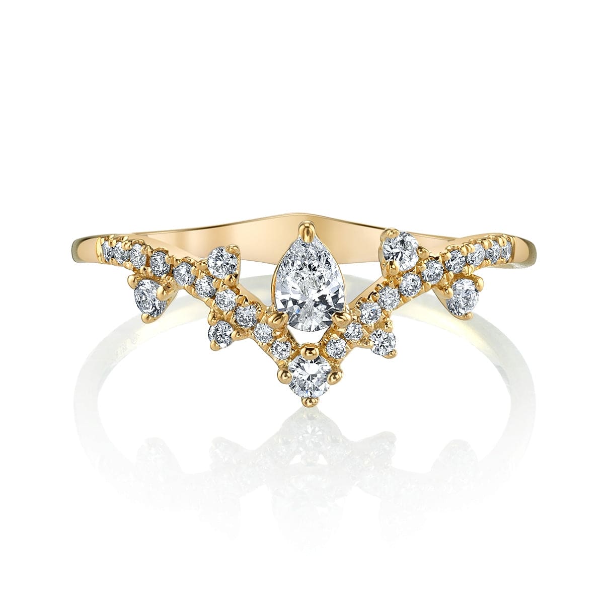 Her Majesty Diamond Ring Marquise Rounds Kingofjewelry