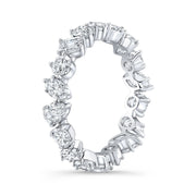 3 Carat Multi Shape Diamond Eternity Band