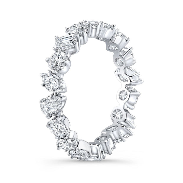 3 Carat Mix Shape Diamond Eternity Band