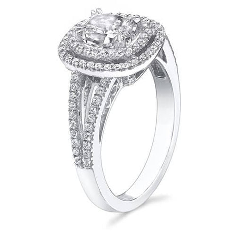 2.53 Ct. Cushion Cut Diamond Engagement Ring F, VS1 (GIA Certified)