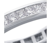 Princess Channel Diamond Eternity Ring | Channel Set Eternity Rings