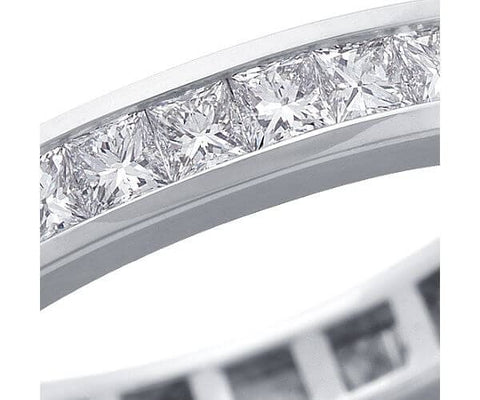 4.00 Ct. Princess Cut Diamond Eternity Ring