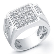 Men's Princess Cut Diamond Ring