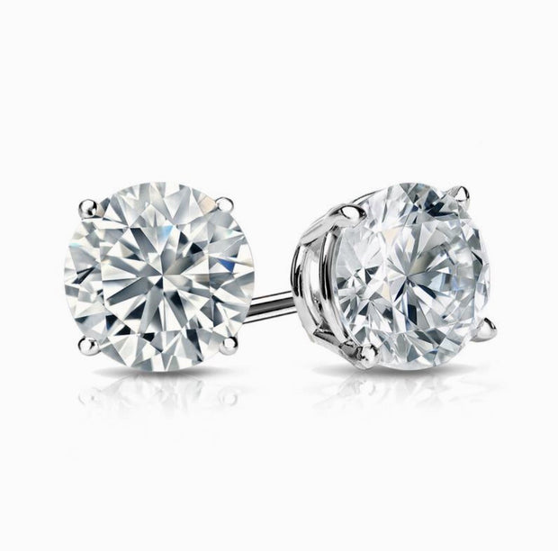 3 carat Diamond Stud Earrings