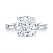 1.50 Ct. Cushion Cut 3 Stone Diamond Ring E Color VS1 GIA Certified