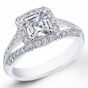 1.61 Ct. Asscher Cut Diamond Engagement Ring G, VVS1 (GIA Certified)