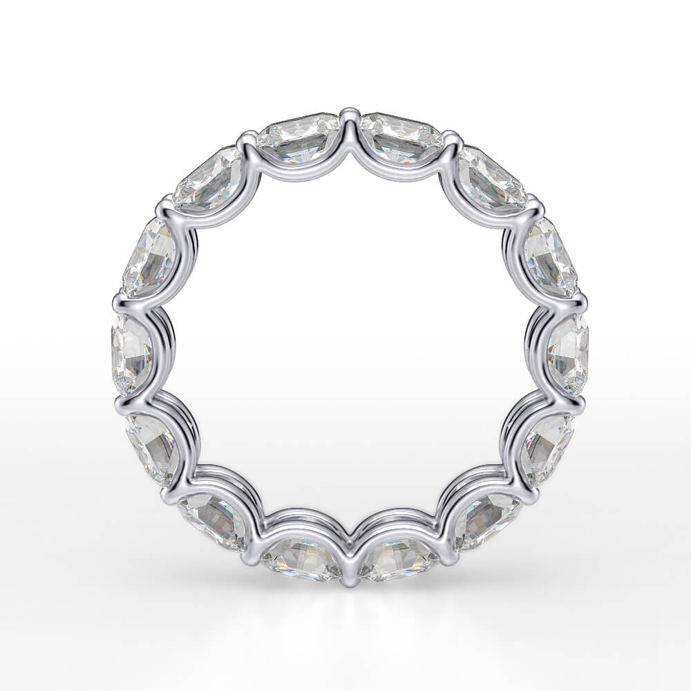 Cushion Cut Diamond Eternity Ring