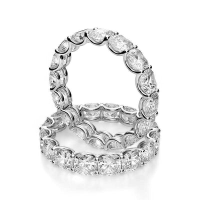 Cushion Cut Eternity Band