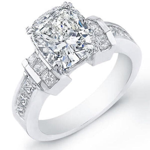 1.92 Ct. Cushion Cut Diamond Engagement Ring E, VS2 (GIA Certified)