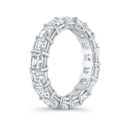 Asscher Eternity Profile White