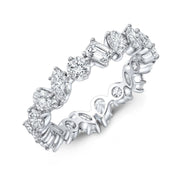 3 Carat Mix Shape Diamond Eternity Band