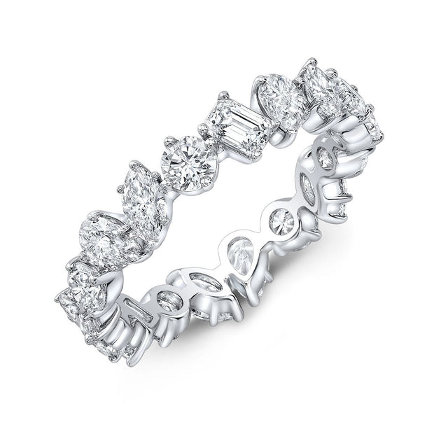 3 Carat Mix Shape Diamond Eternity Band