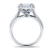 Halo Princess Cut Engagement Ring