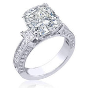 Cushion Cut Engagement Ring 